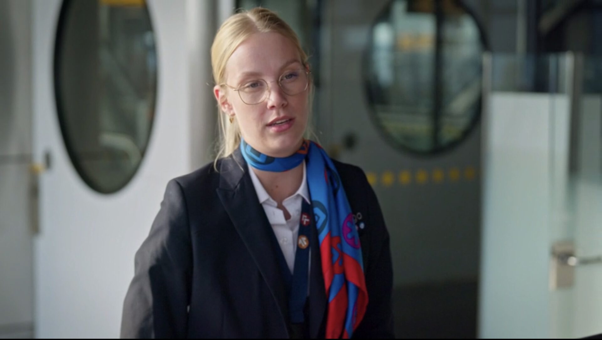 Passenger agent Isabel van Schiphol