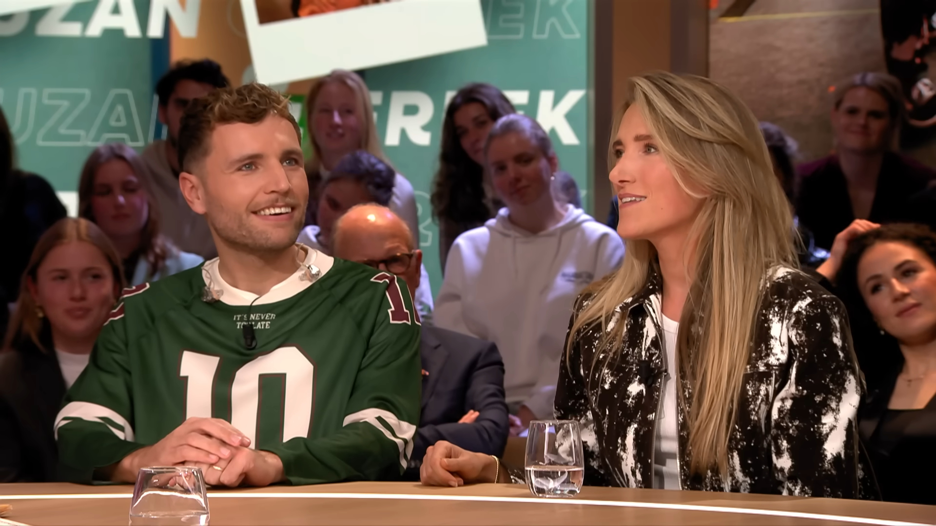 Suaan & Freek bij Eva Jinek.