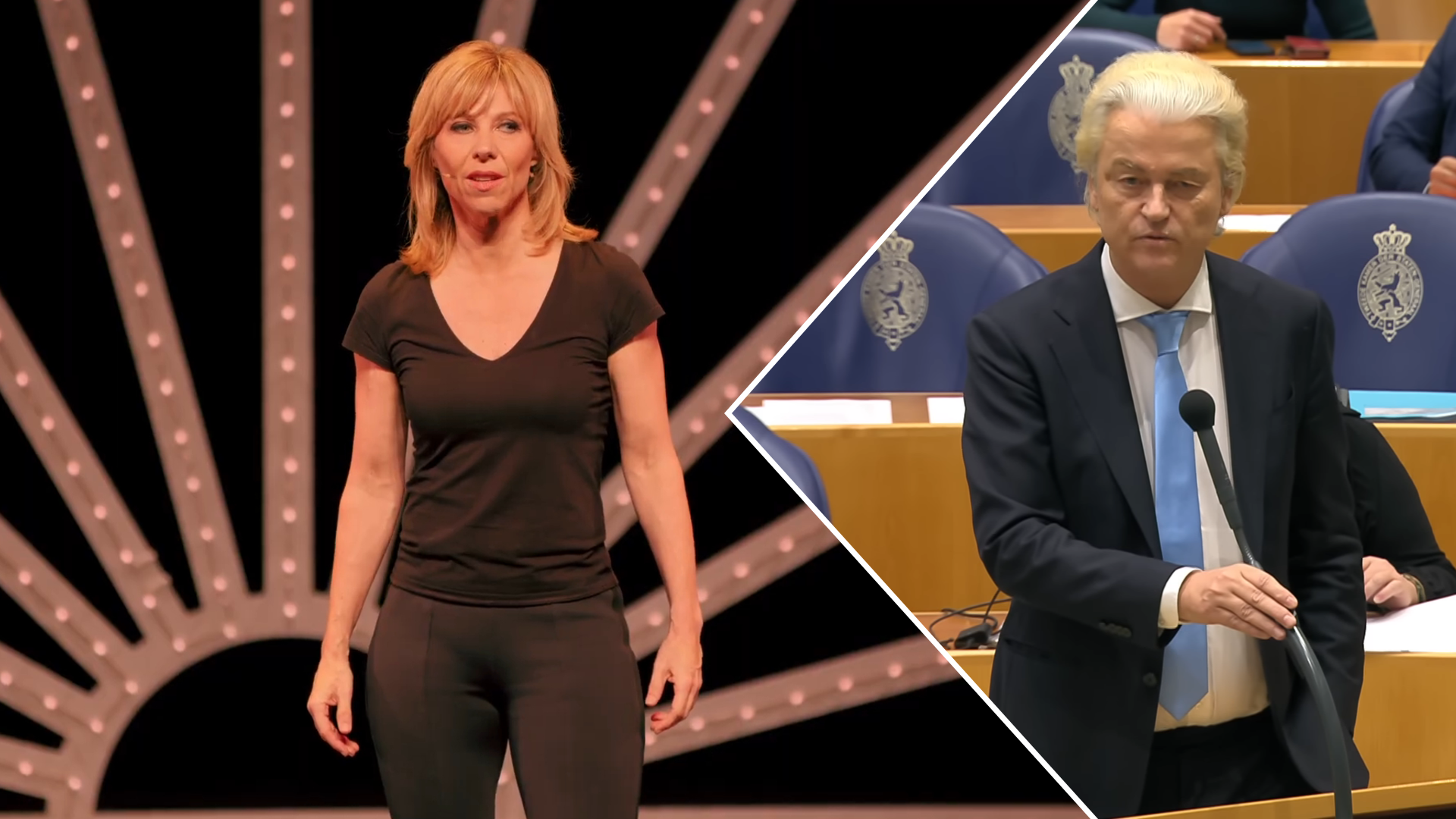 Claudia de Breij en Geert Wilders
