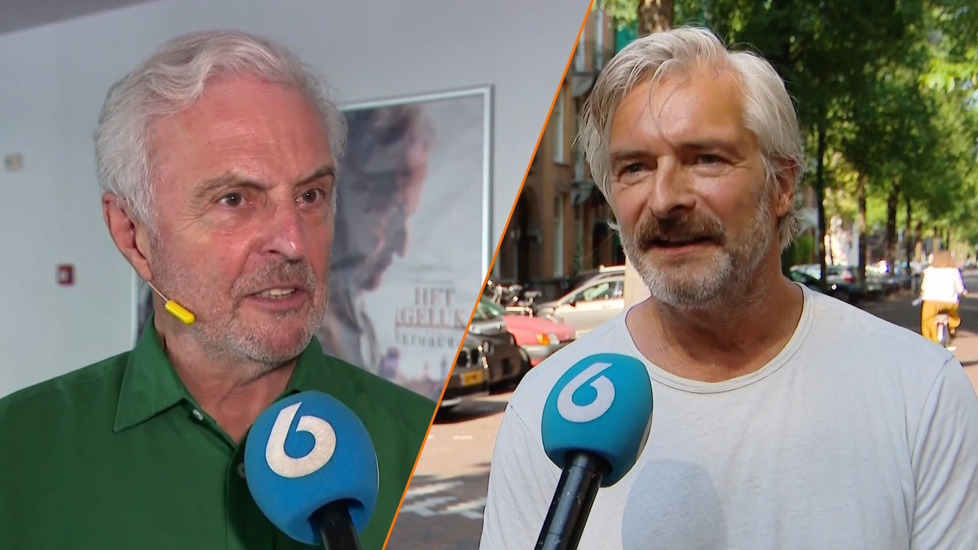 Huub Stapel/Victor Reinier in Shownieuws (SBS 6)