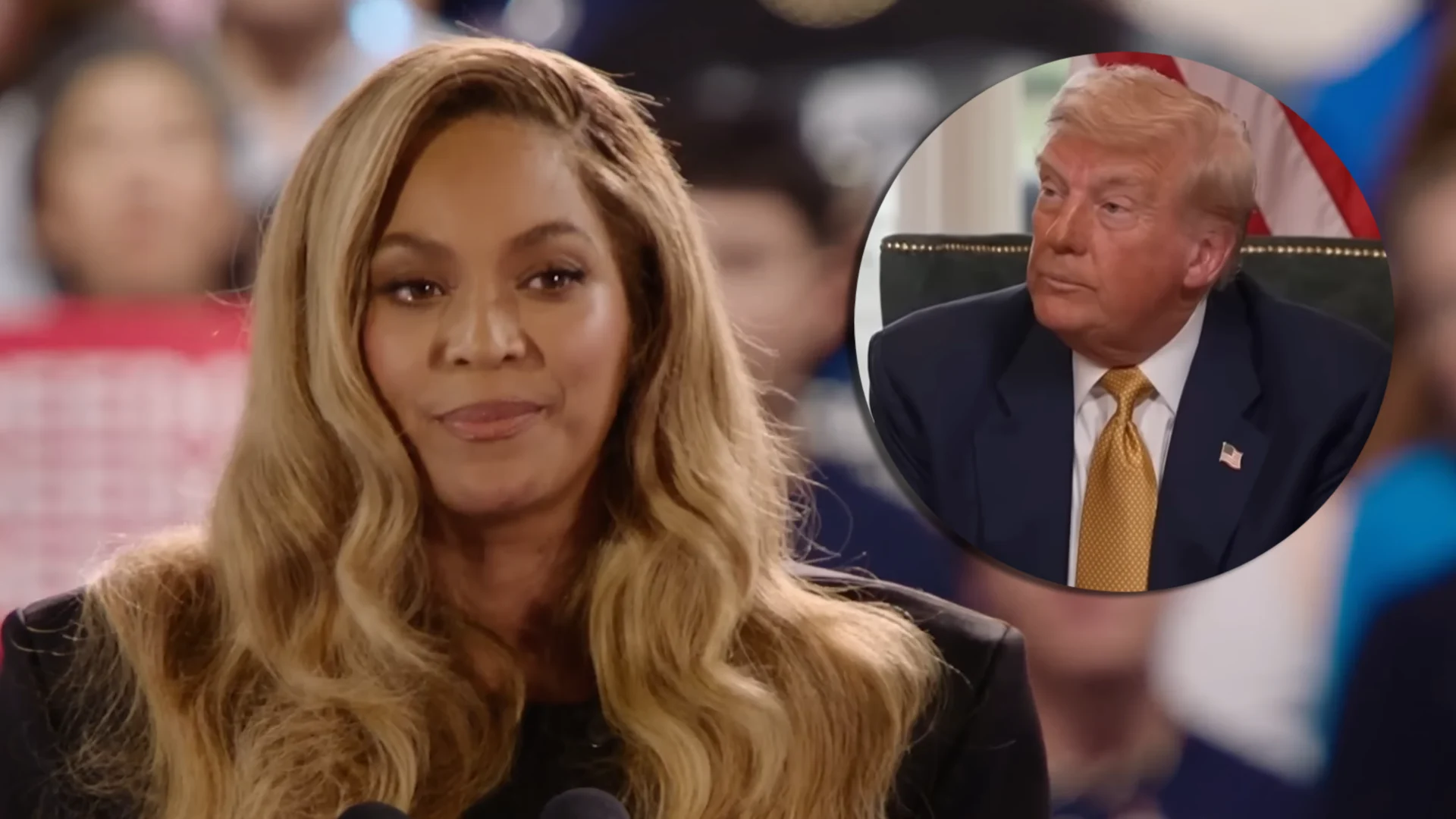 Beyonce en Donald Trump Beyonce en Donald Trump