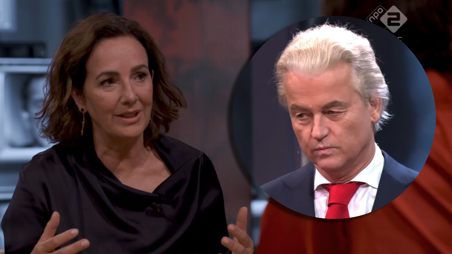 Femke Halsema en Geert Wilders