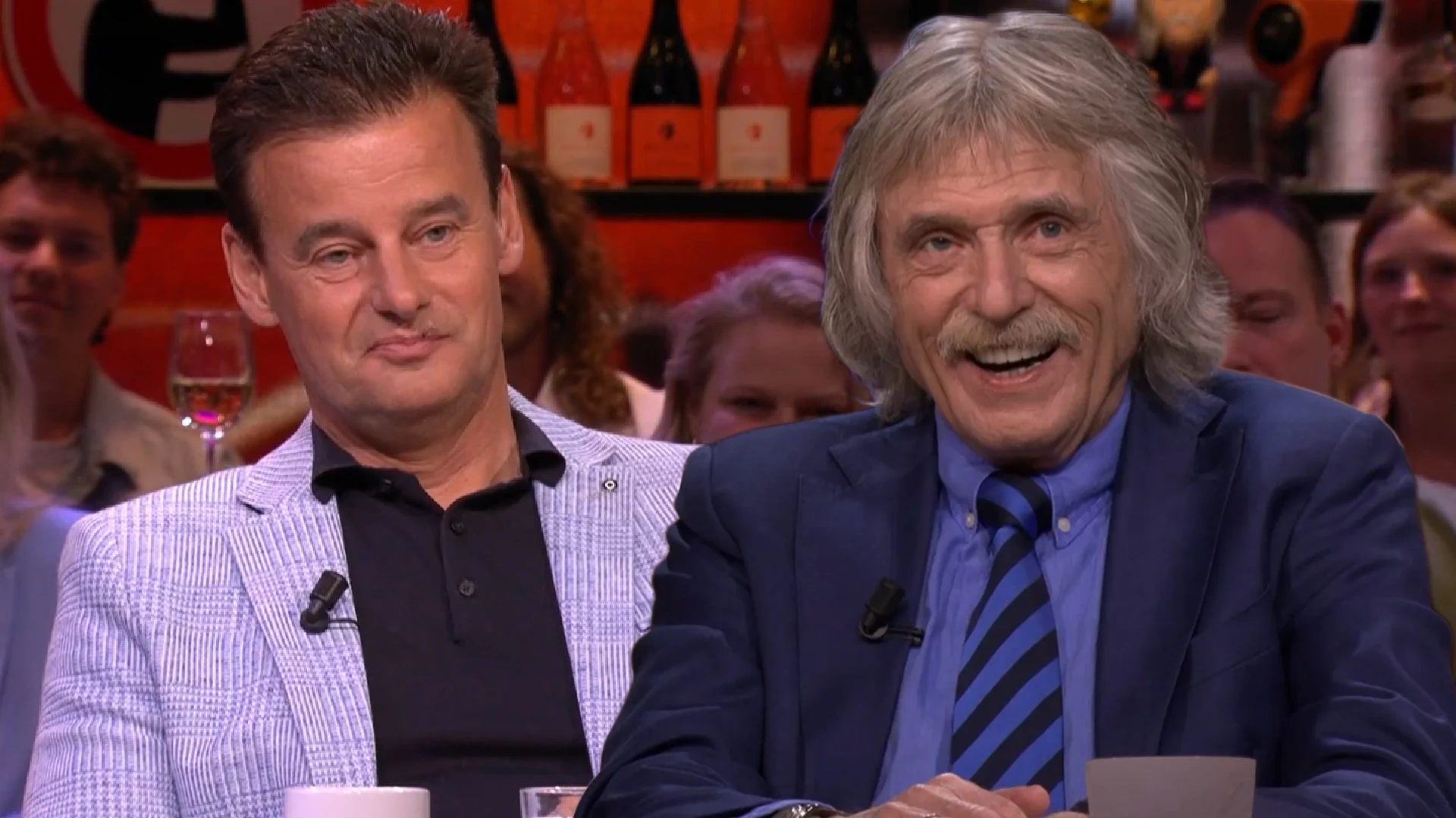 Wilfred Genee en Johan Derksen in Vandaag Inside (SBS 6)