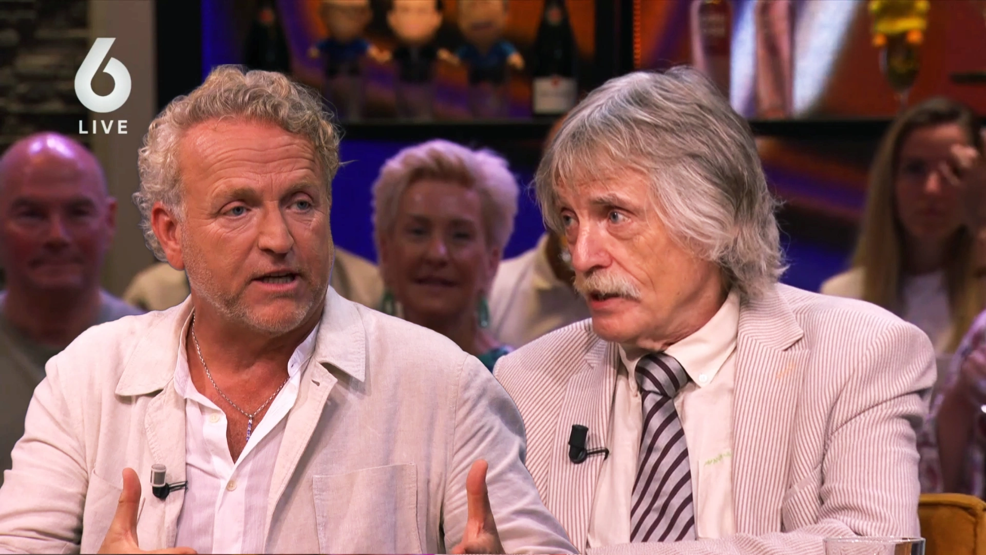 Gordon/Johan Derksen (beeld: SBS6) Gordon/Johan Derksen (beeld: SBS6)