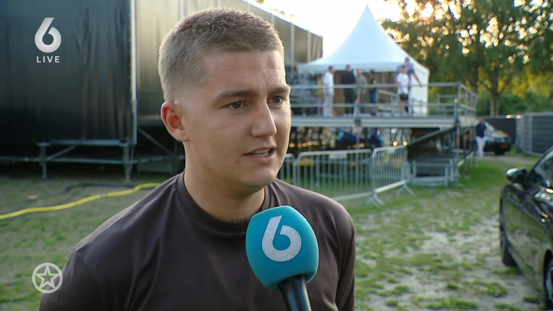 Mart Hoogkamer in Shownieuws (SBS 6) Mart Hoogkamer in Shownieuws (SBS 6)