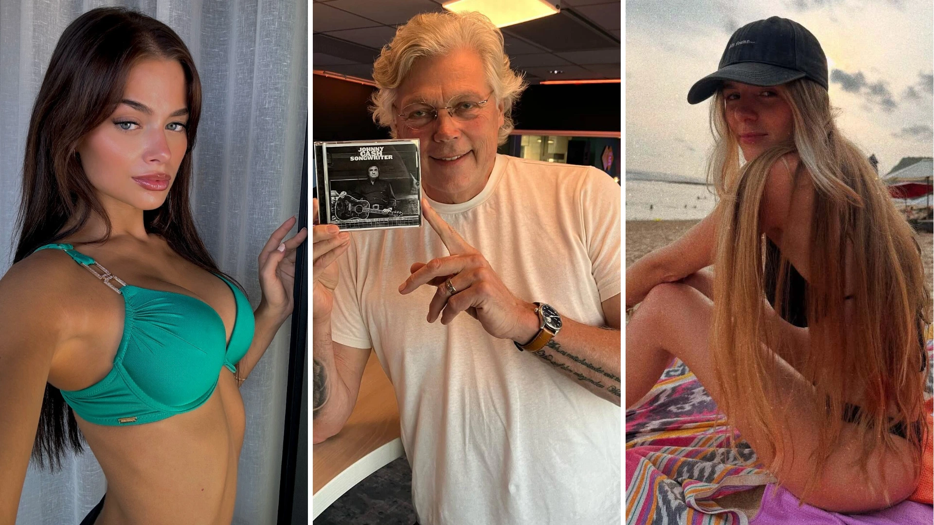 Stefania, Roelof Hemmen en Lies Zhara Stefania, Roelof Hemmen en Lies Zhara