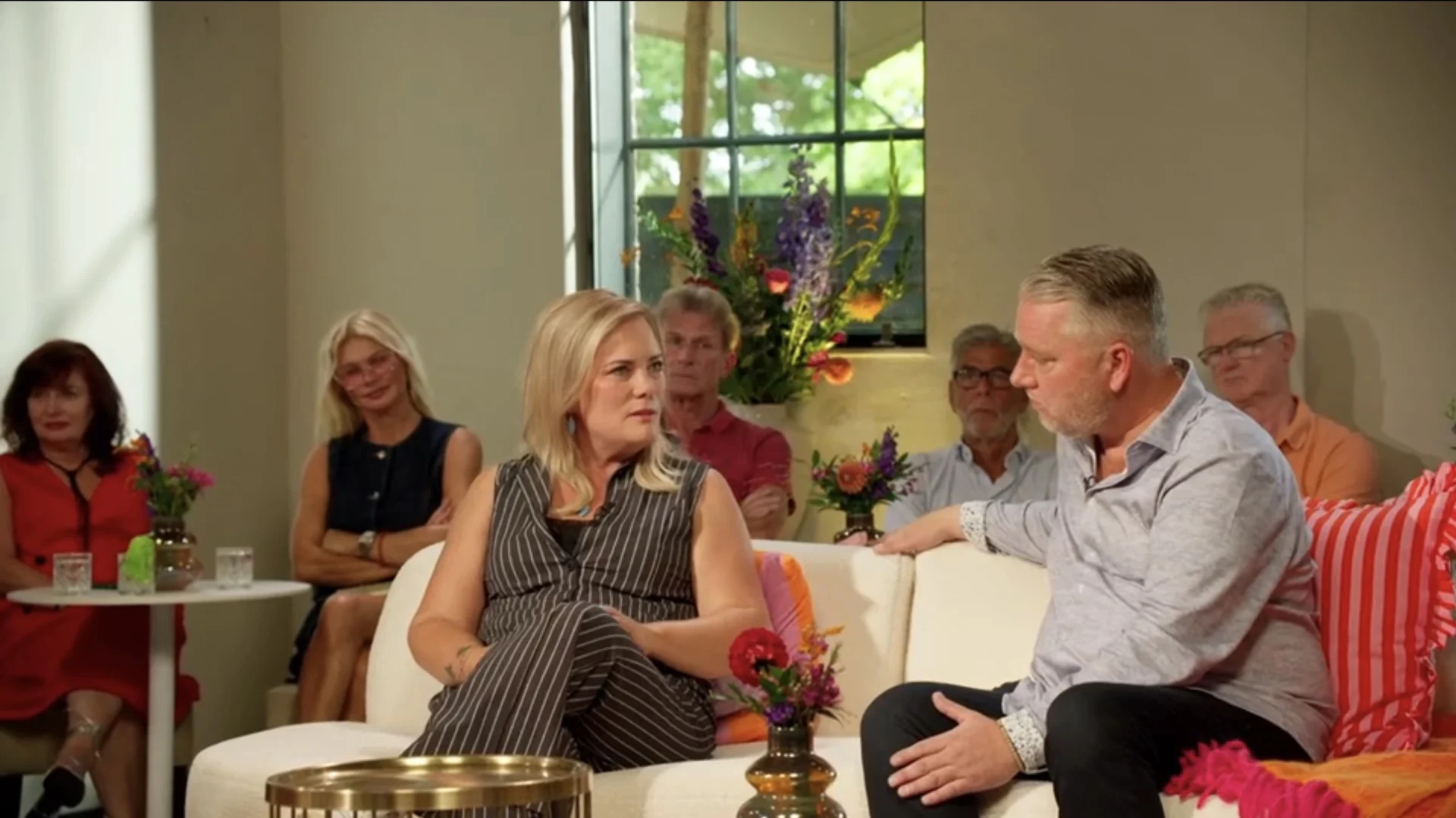 Eveline en Bart in de reünie van B&B Vol Liefde Eveline en Bart in de reünie van B&B Vol Liefde