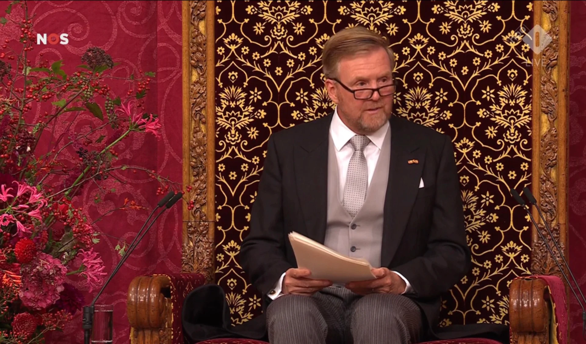 Koning Willem-Alexander leest de Troonrede voor Koning Willem-Alexander leest de Troonrede voor