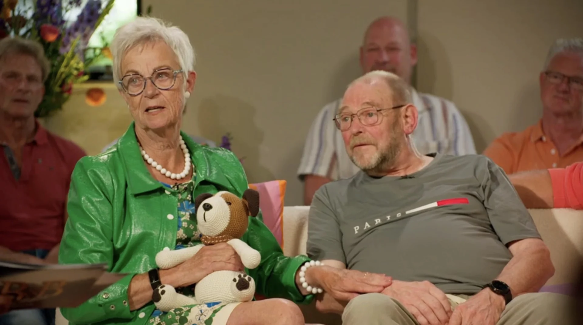 Magda en Eugene tijdens de reünie (© B&B Vol Liefde)