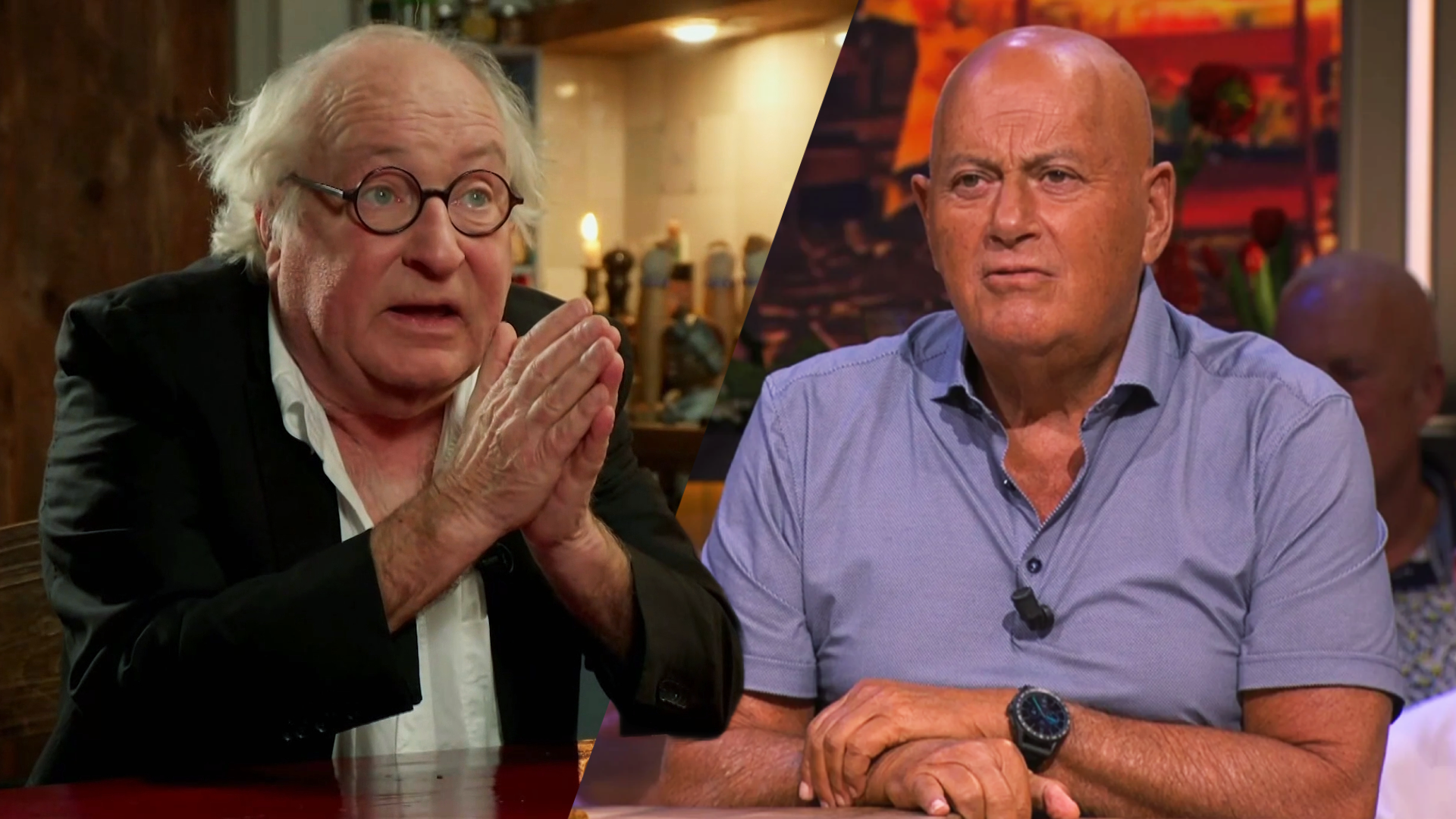 Youp van 't Hek/Jack van Gelder (© Omroep MAX/SBS 6)