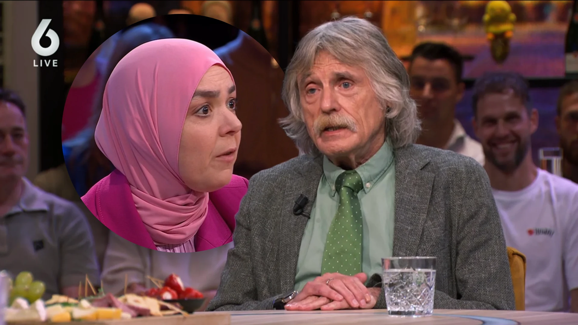 Johan Derksen (© SBS6)/Esmah Lahlah (© WNL)