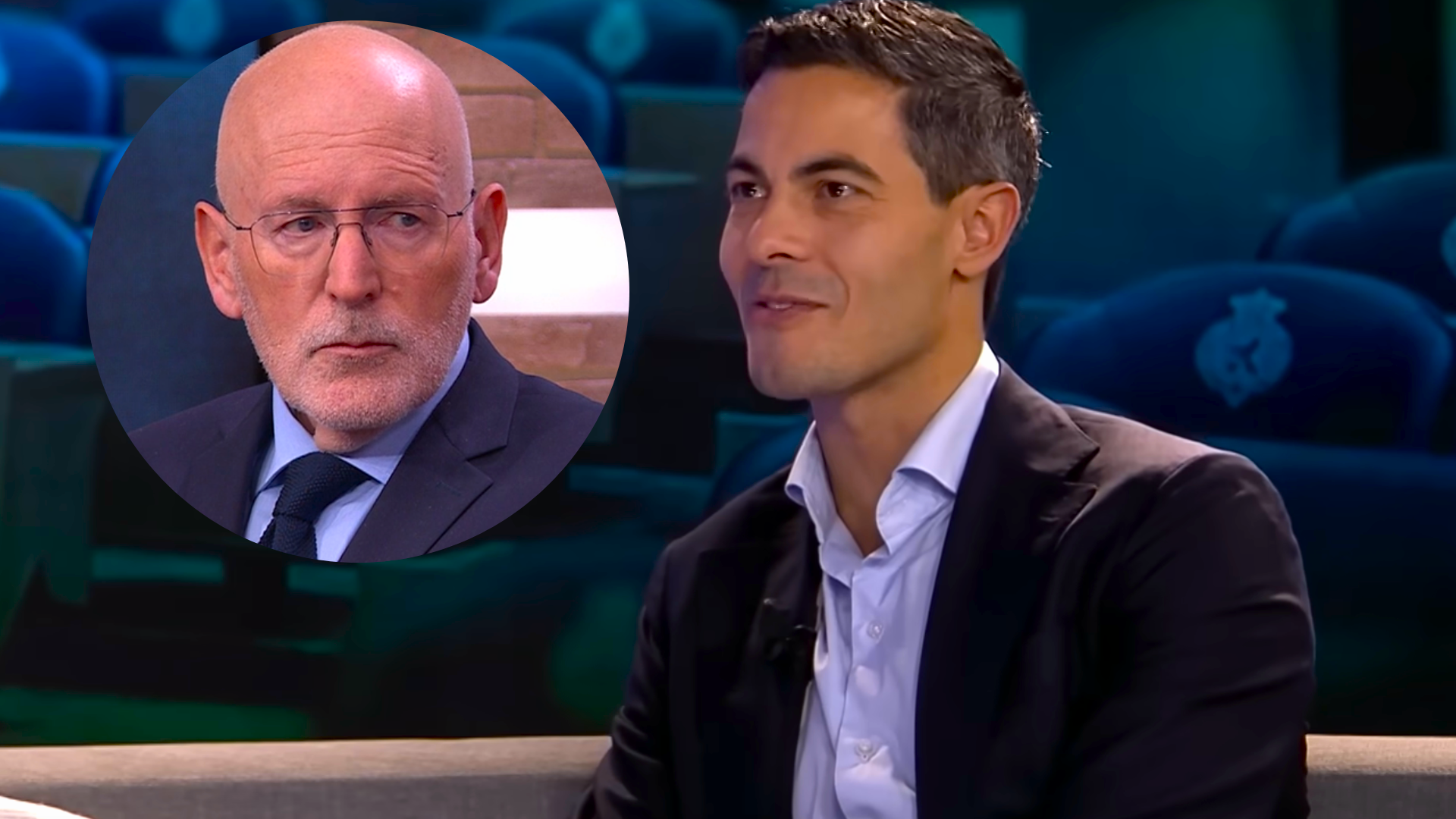 Frans Timmermans en Rob Jetten