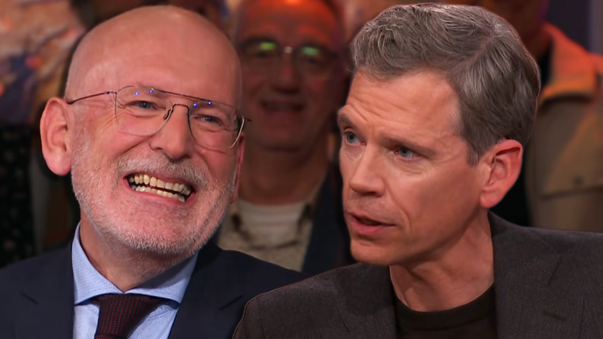 Frans Timmermans en Jeroen Wollaars