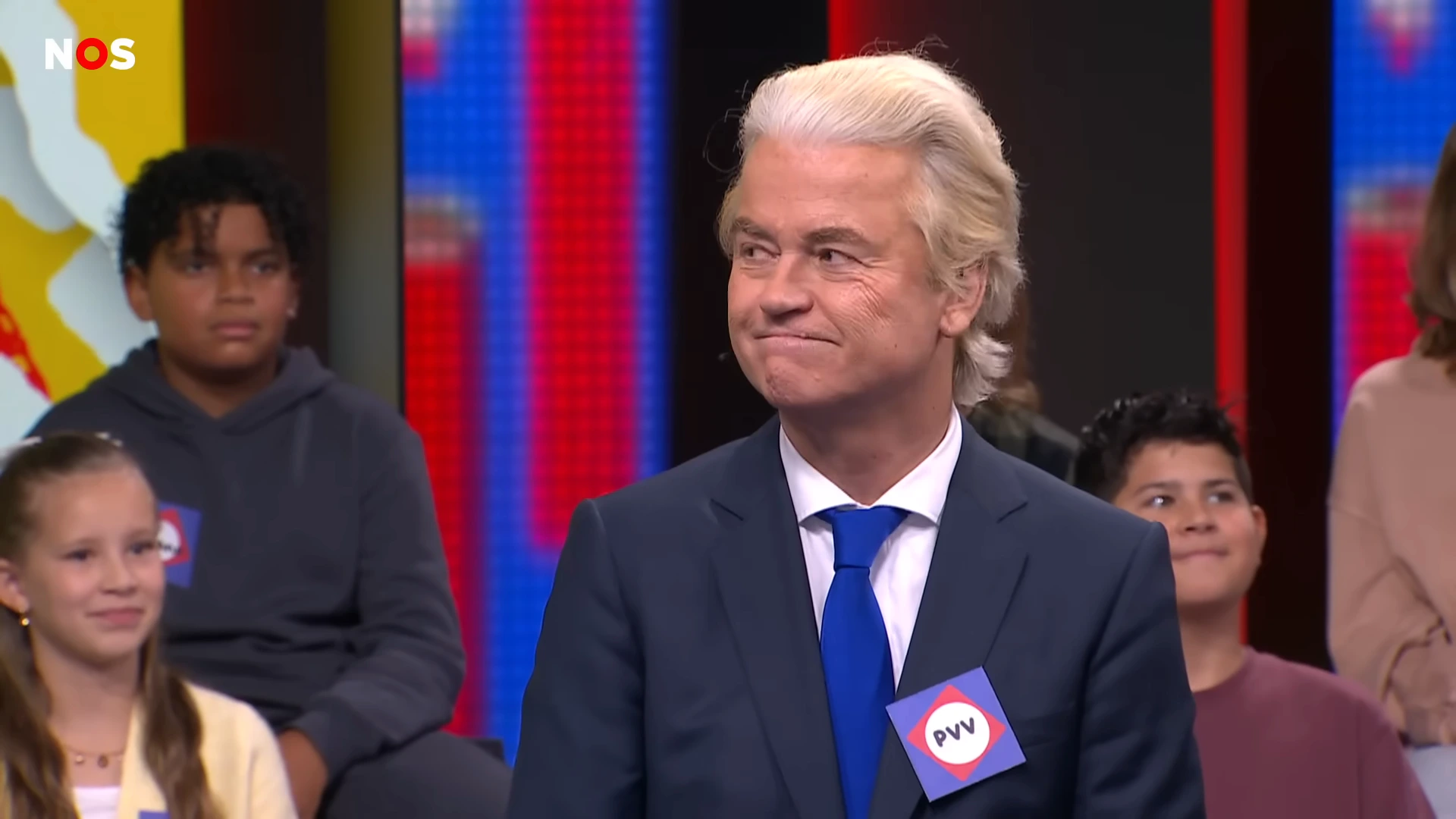 Geert Wilders bij het Jeugdjournaal Geert Wilders bij het Jeugdjournaal