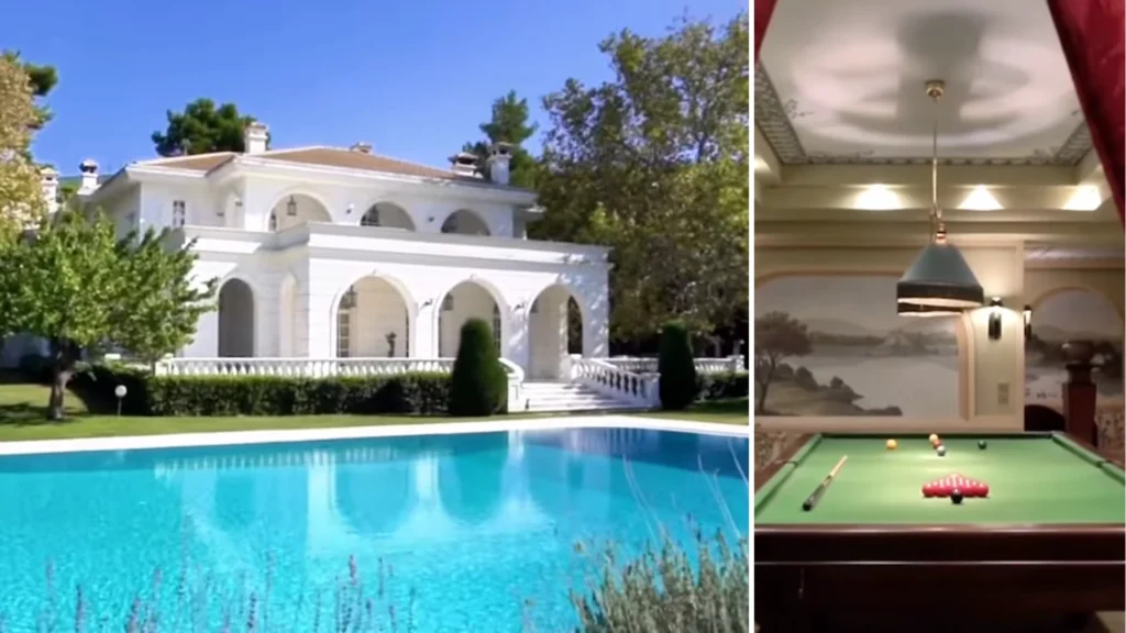 Het huis van Willem-Alexander en Maxima in Griekenland