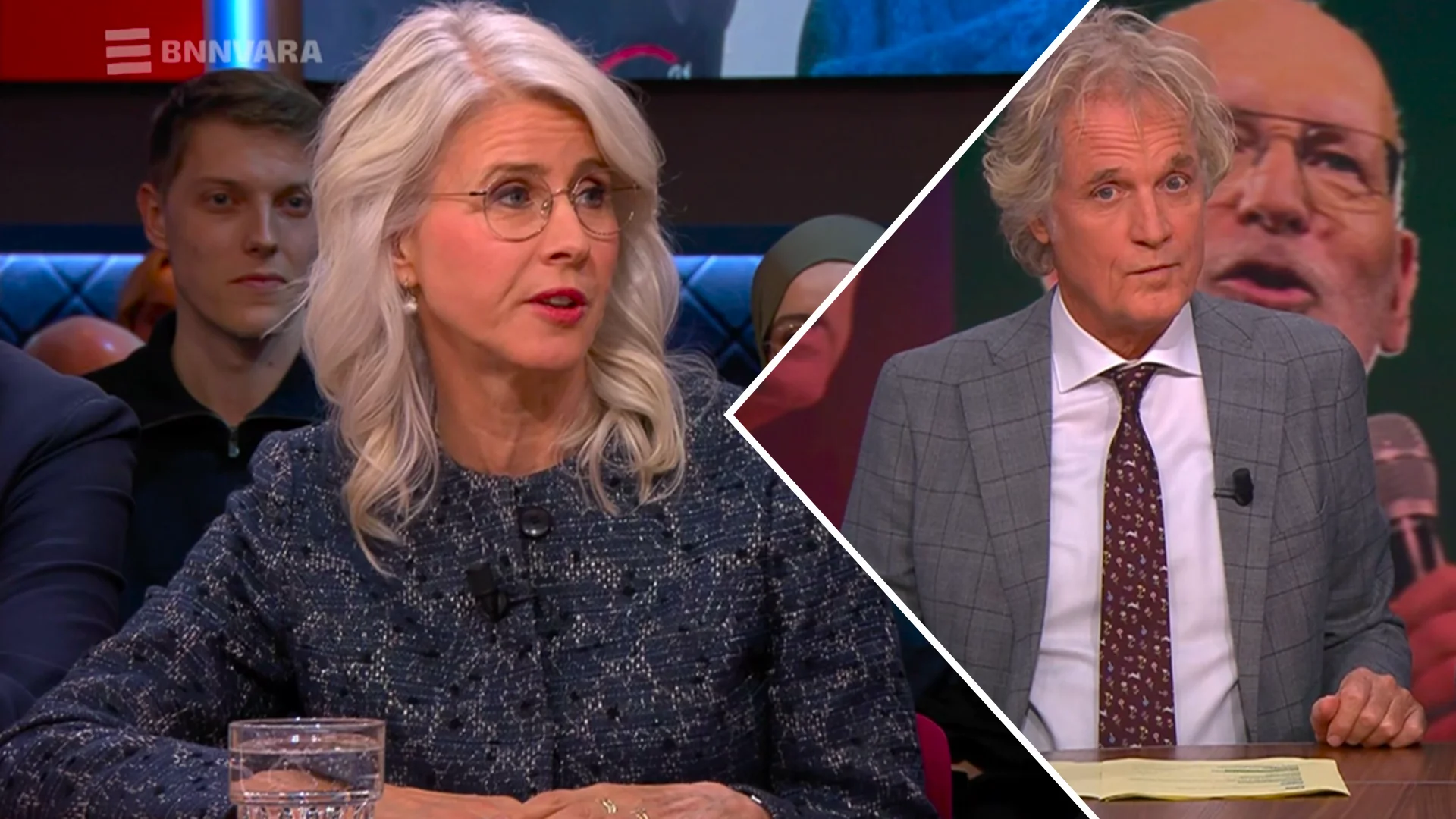 Mona Keijzer en Jeroen Pauw Mona Keijzer en Jeroen Pauw