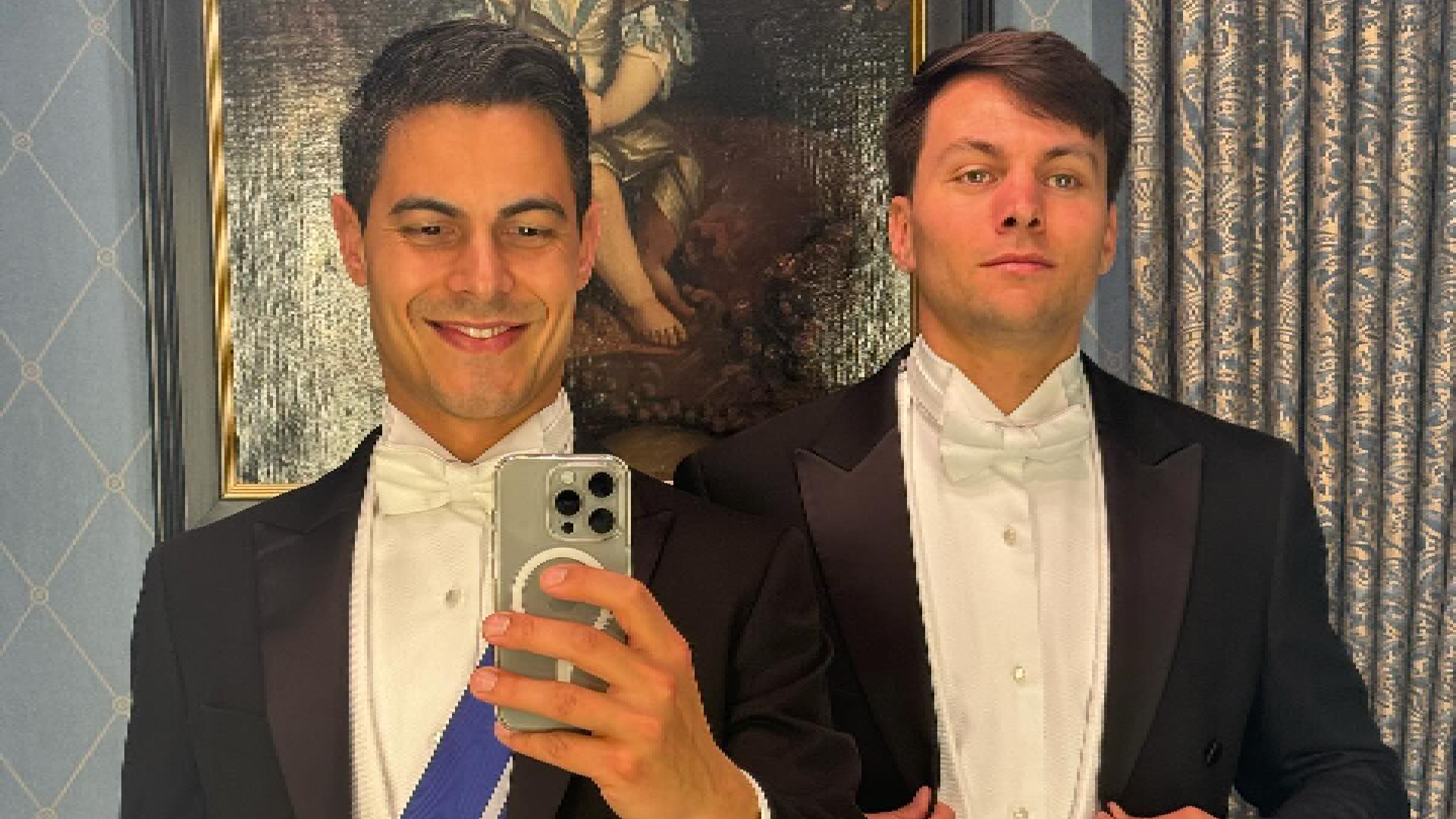 Rob Jetten en Nicolas Keenan