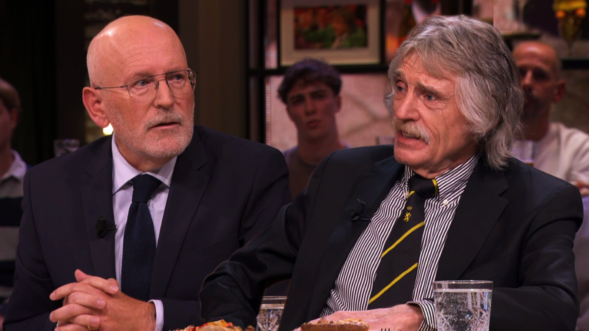 Frans Timmermans/Johan Derksen (© SBS6)