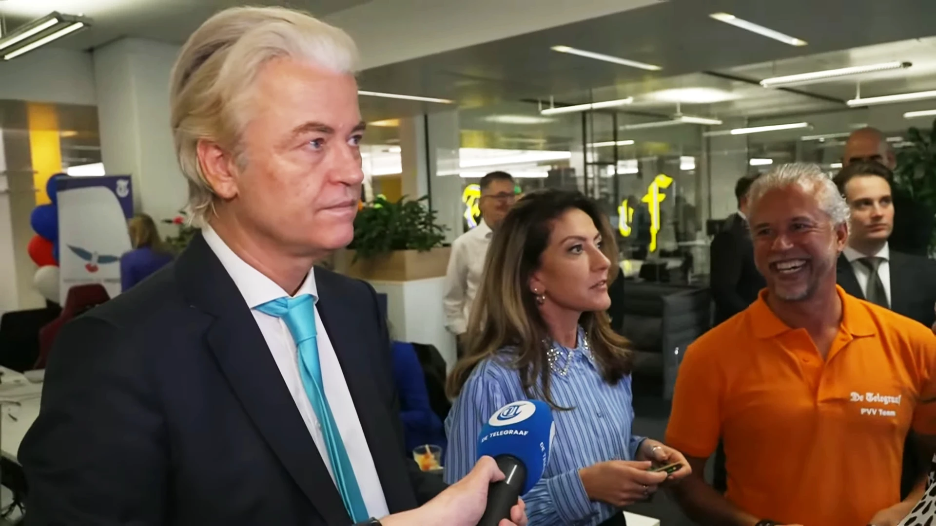 Geert WIlders/Dilan Yesilgöz (De Telegraaf)