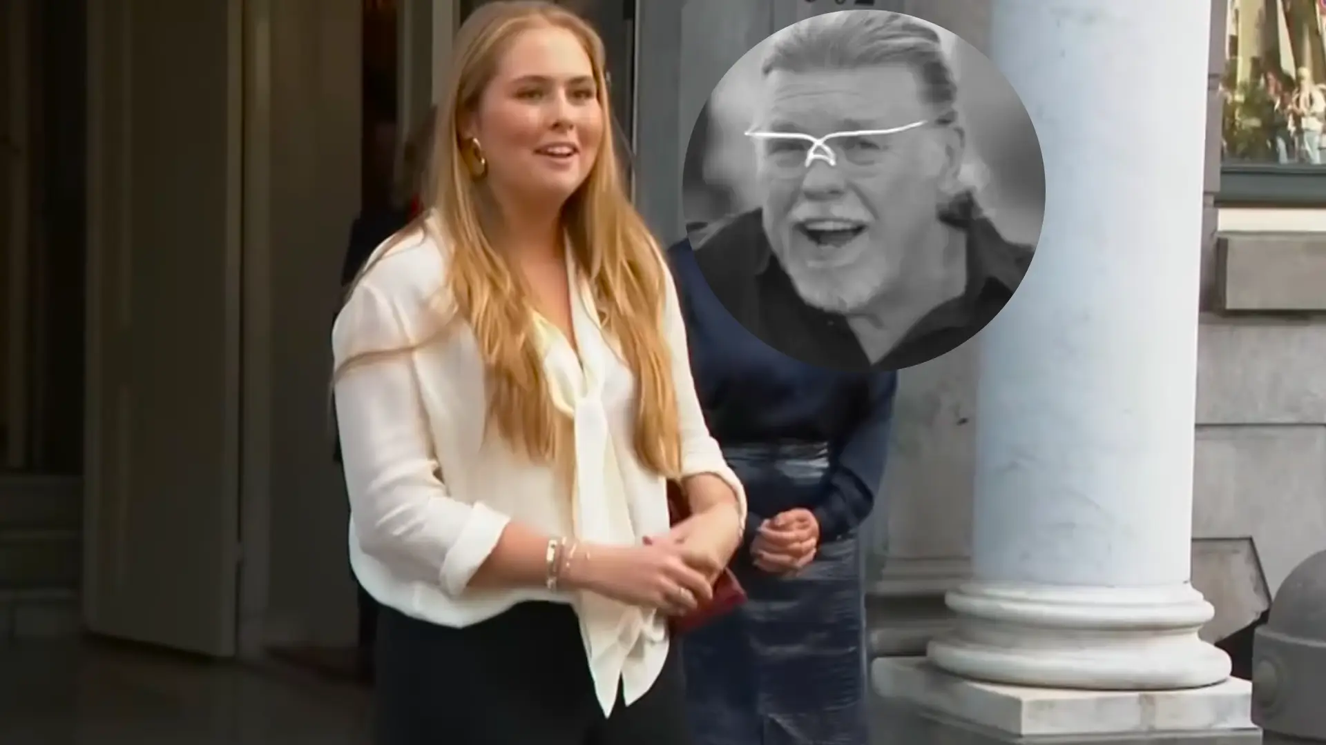 Prinses Amalia en René Karst