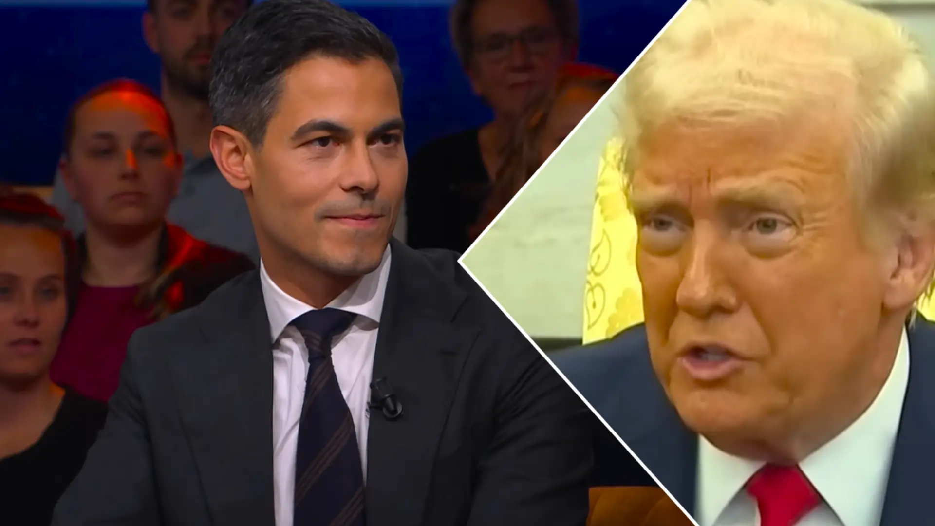 Rob Jetten en Donald Trump Rob Jetten en Donald Trump