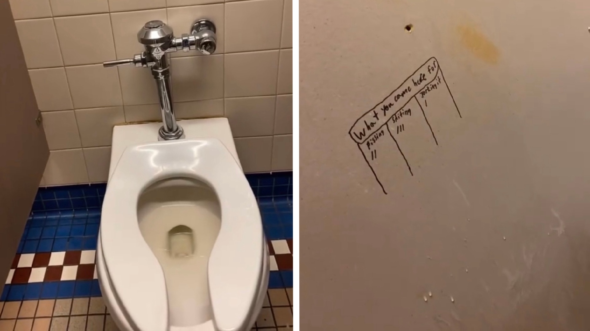 De Bay Harbor Pisser-trend zorgt voor opschudding en vieze toiletten.