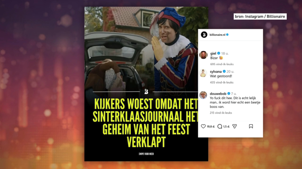 Reacties op het Sinterklaasjournaal