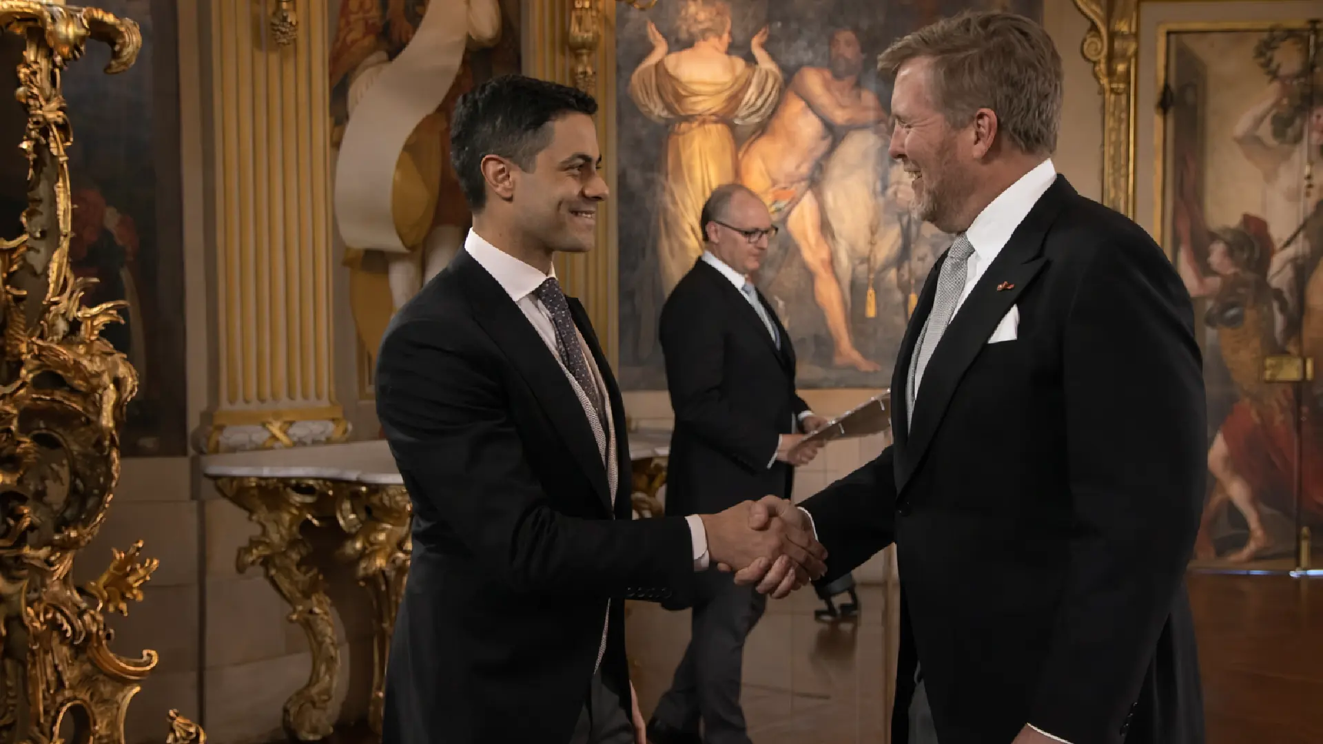 Rob Jetten en Willem-Alexander Rob Jetten en Willem-Alexander