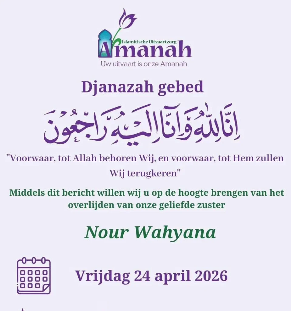 Nour Wahyana uitvaart