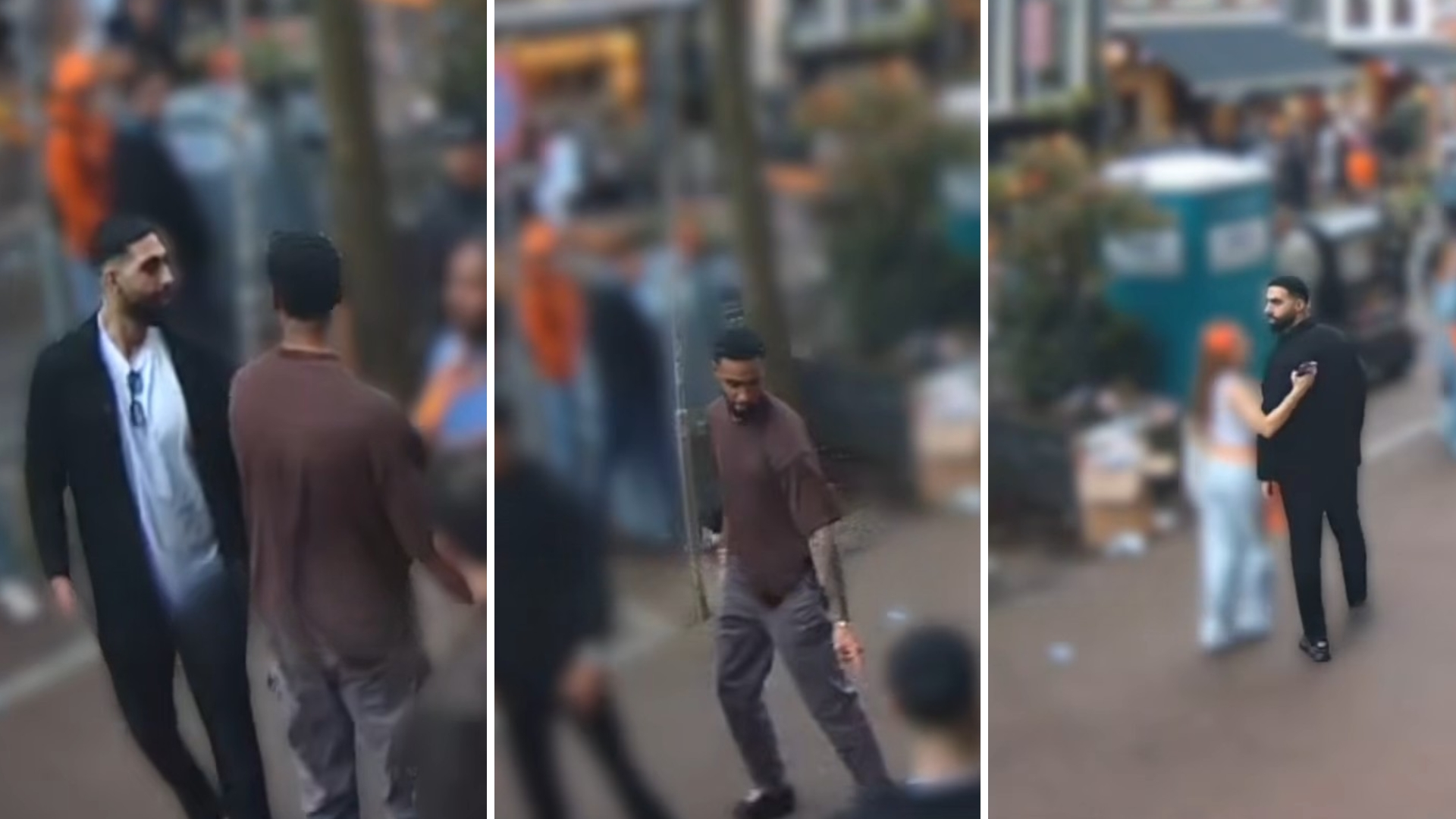 Mishandeling De verdachten van een mishandeling in Amsterdam op Koningsdag