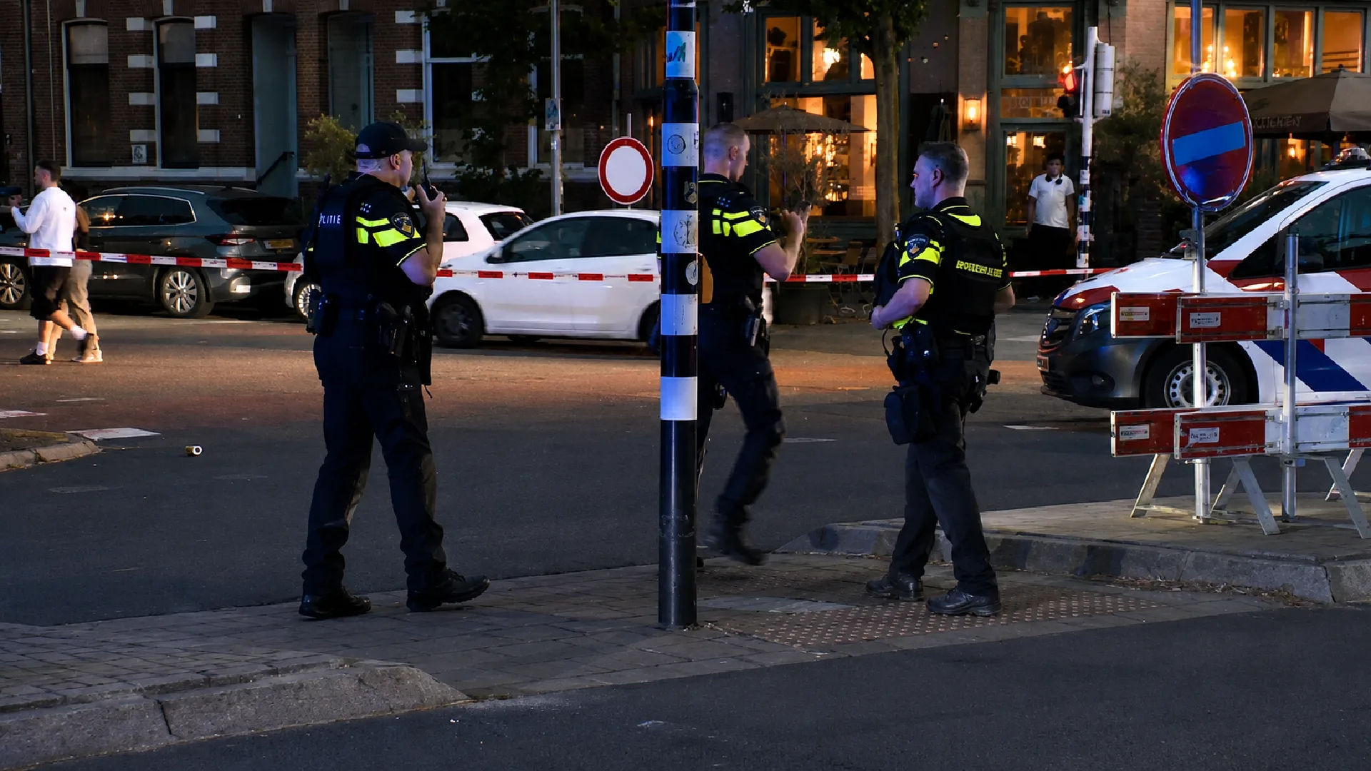 Schietpartij in Nijmegen (© SBS6) Schietpartij in Nijmegen (© SBS6)