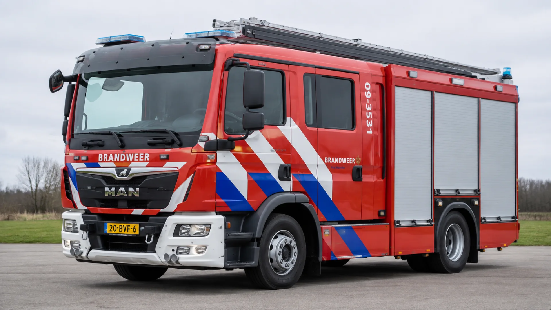Brandweerauto Brandweer Een Nederlandse brandweerauto