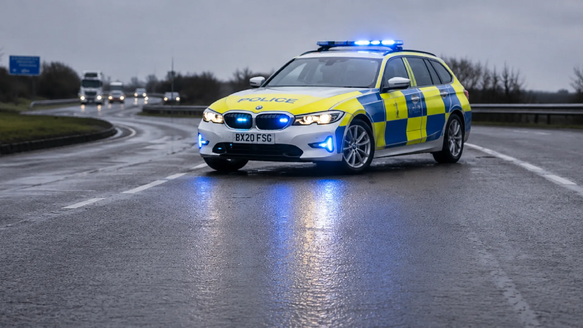 Engelse politieauto