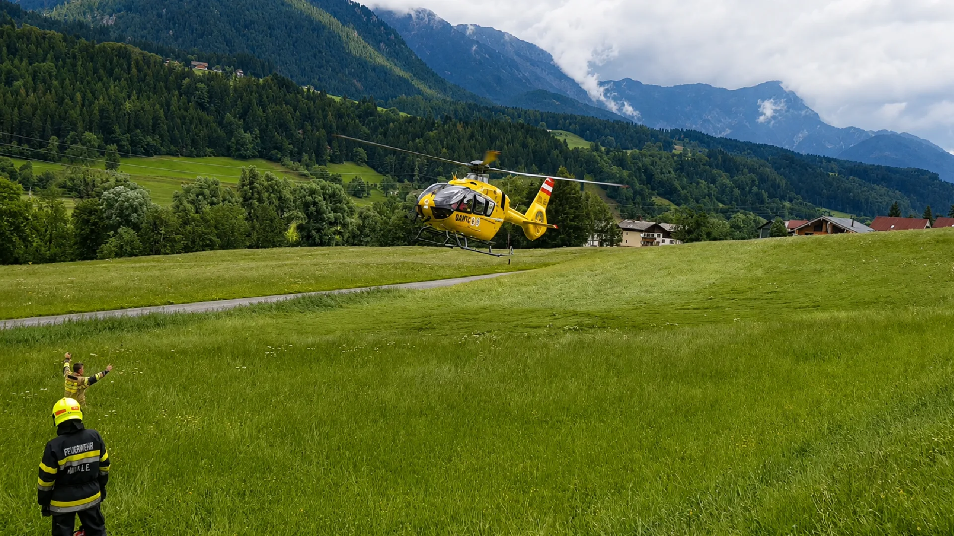Traumahelikopter in Oostenrijk Traumahelikopter in Oostenrijk
