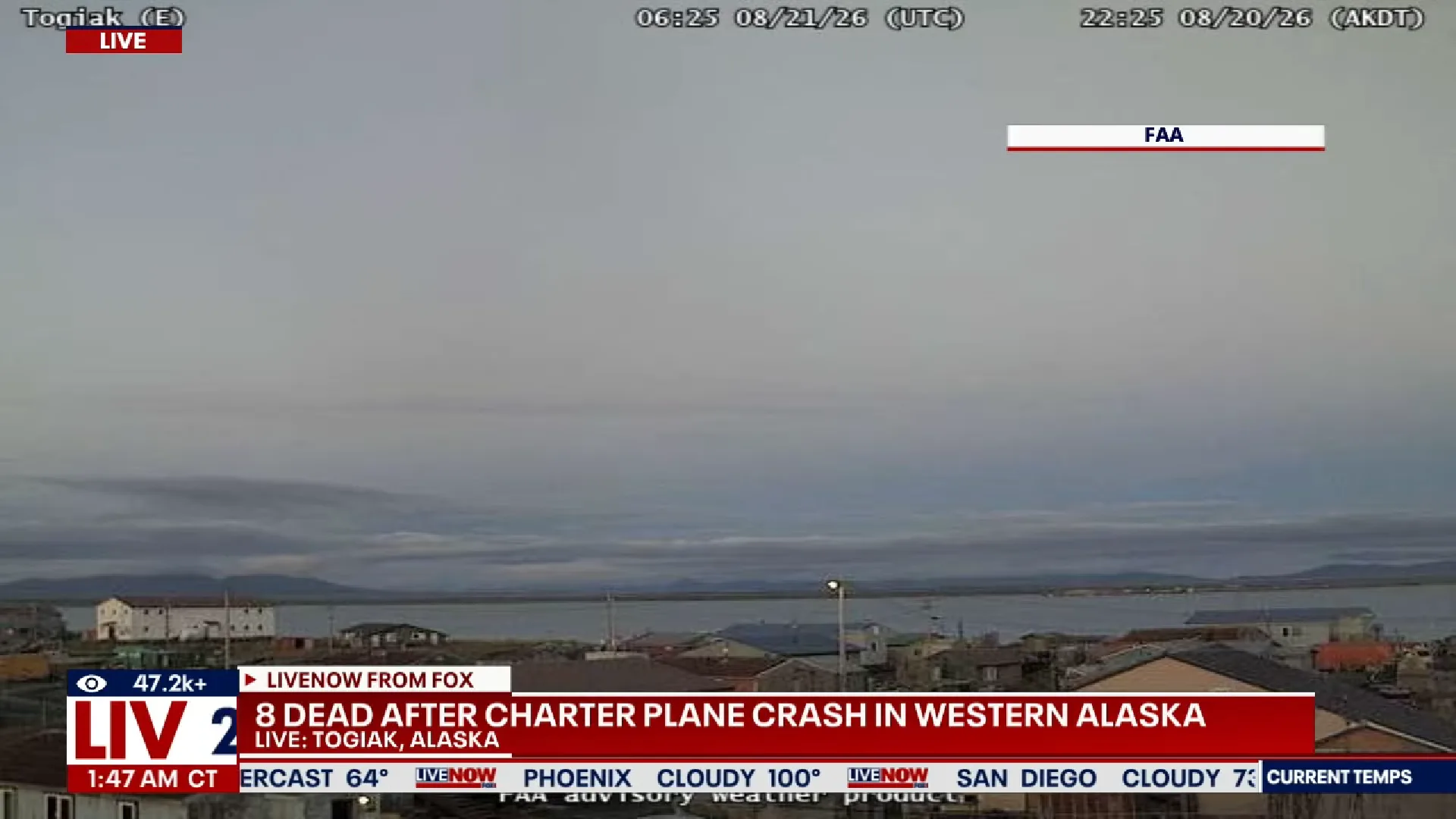 Vliegtuigcrash in Alaska