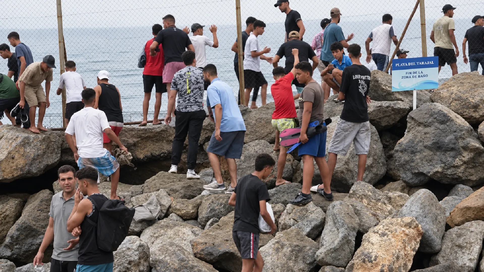 Migranten in Ceuta Migranten in Ceuta