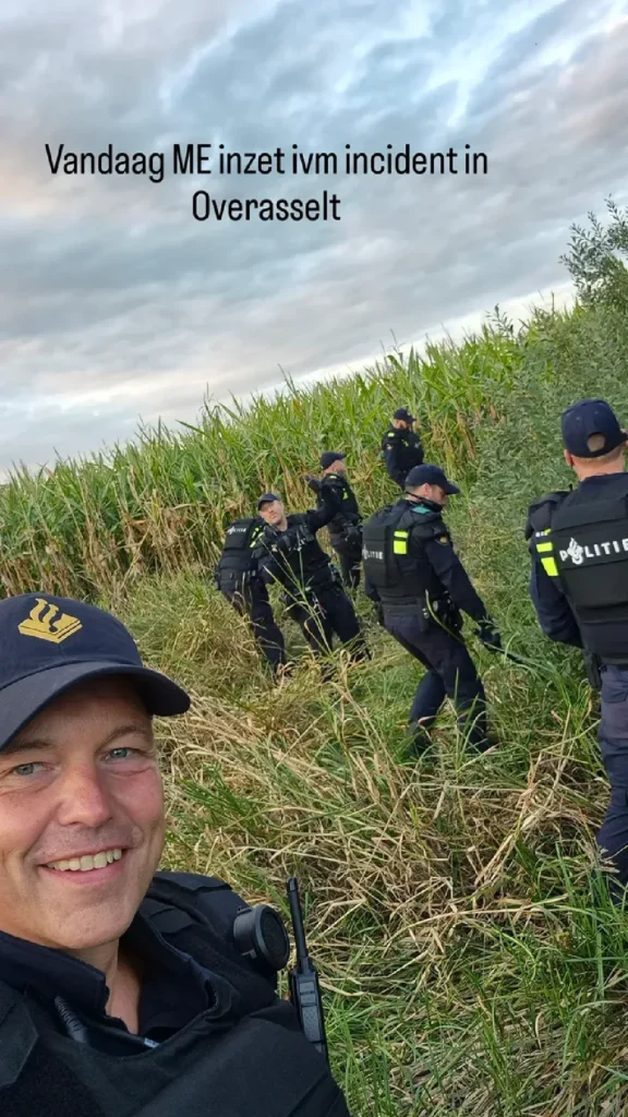 De selfie van wijkagent Menno van Noort op Instagram (@wijkagenten_wippolder)