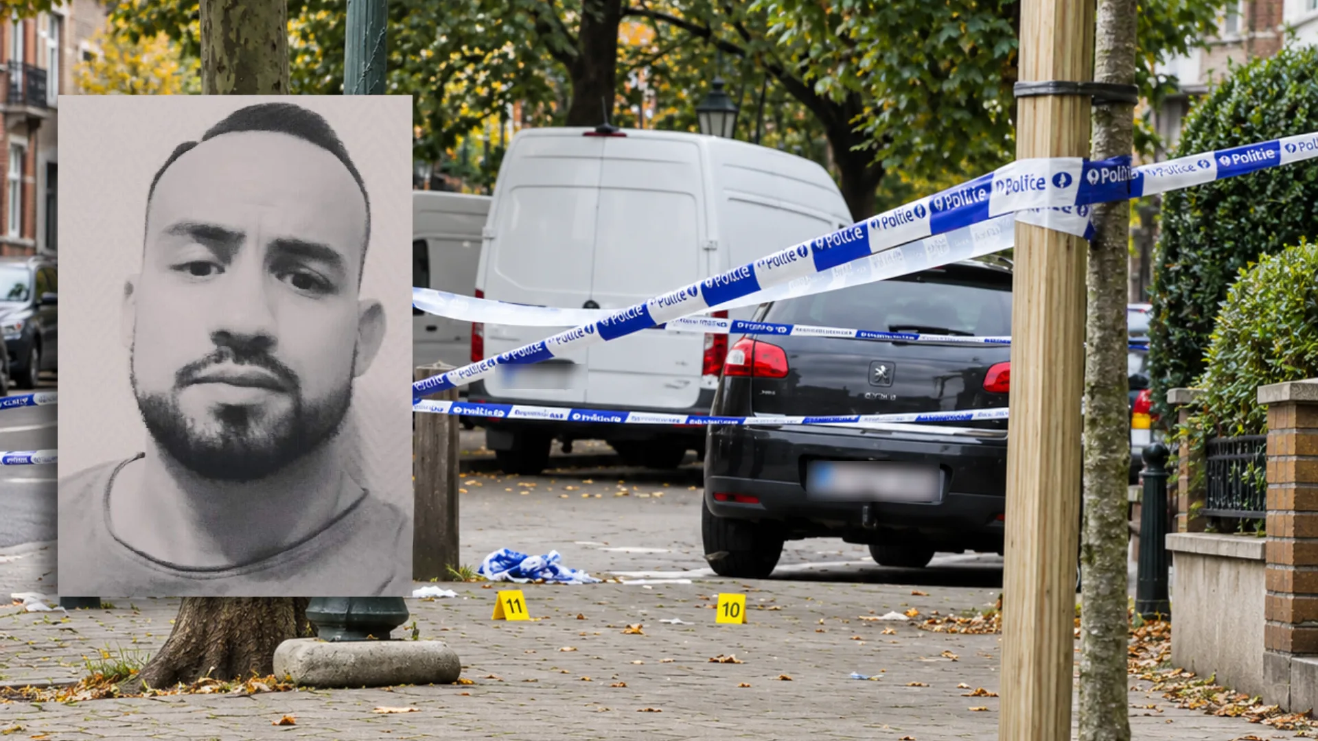 Politieagent Nordine (41) doodgeschoten in Brussel Politieagent Nordine (41) doodgeschoten in Brussel