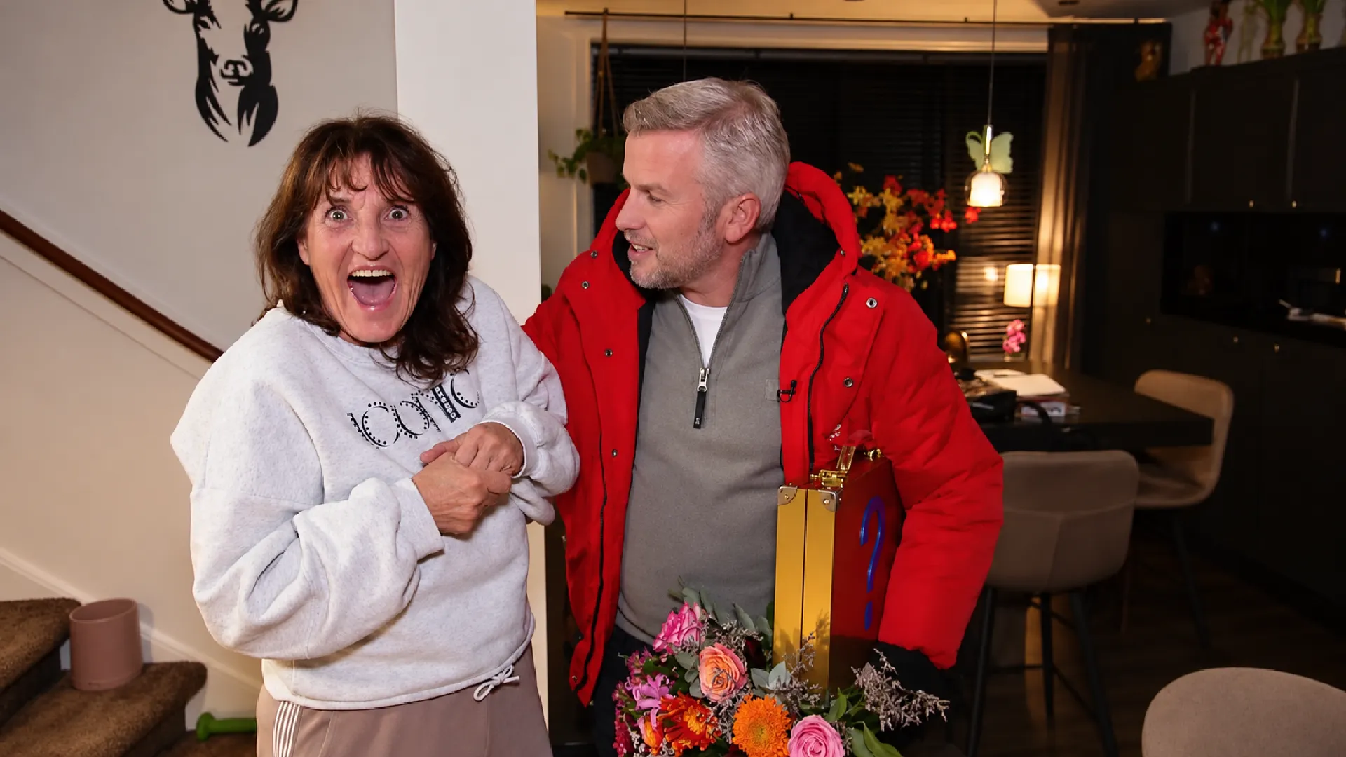 Thuiswinnaar Sandra in Miljoenenjacht Thuiswinnaar Sandra in Miljoenenjacht