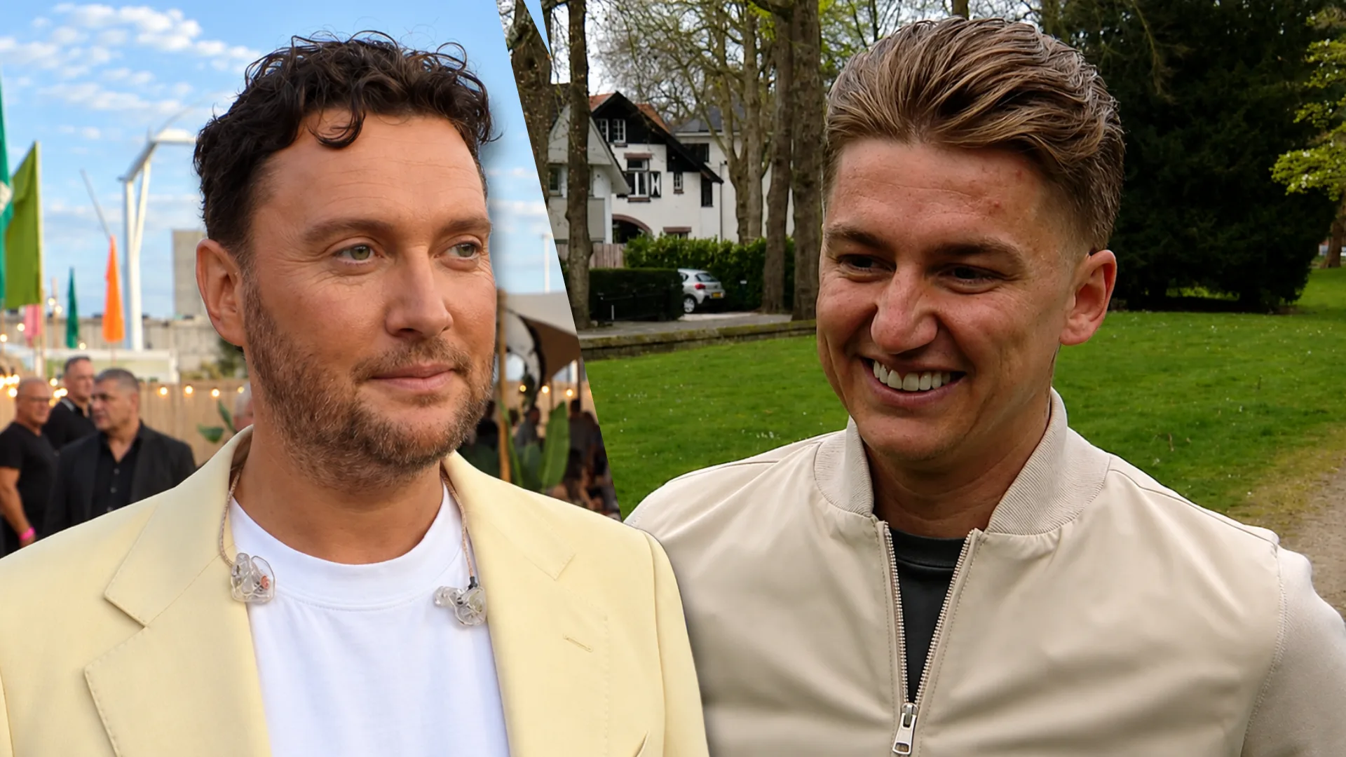 Tino Martin en Mart Hoogkamer (© SBS6) Tino Martin en Mart Hoogkamer (© SBS6)